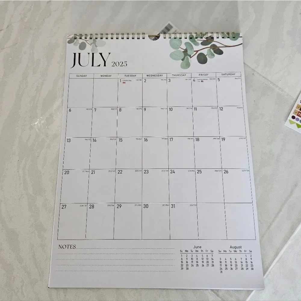 2025 - 2026 Wall Calendar